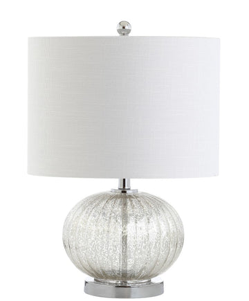 Judith 21" Mercury Glass LED Table Lamp - JONATHAN Y
